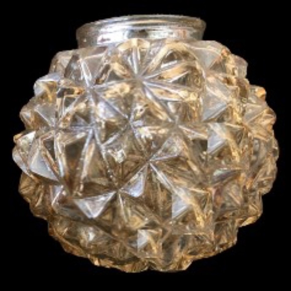 MCM, Regency, Atomic,Vintage, light shades, carnival glass, diamond pattern - Picture 6 of 6